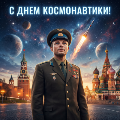 С Днем космонавтики!